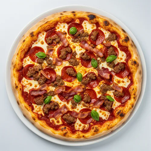 Mighty Meaty Pizza 