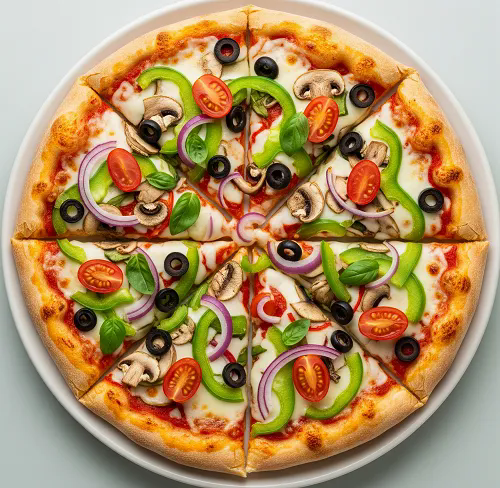 Vegetarian Supreme Pizza 